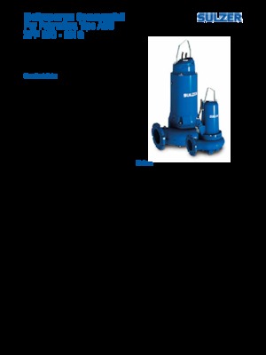 Bombas de agua sucia Sulzer XFP 150 E CB1 .2