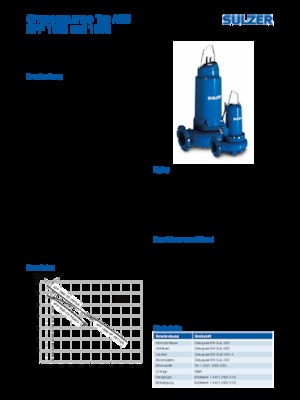 Bombas de agua sucia Sulzer XFP 150 G CP 2