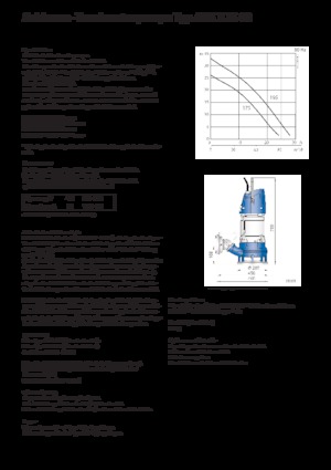 Bombas de agua sucia Sulzer XJS 80 D 195
