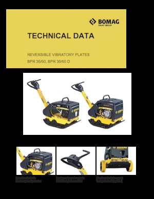 Planchas vibratorias reversibles Bomag BPR 35/60 D