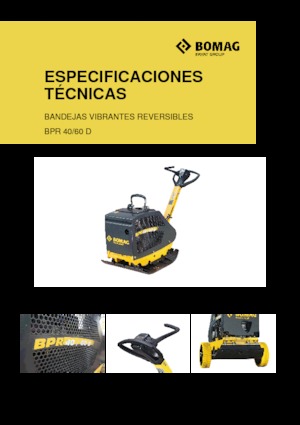 Planchas vibratorias reversibles Bomag BPR 40/60 D