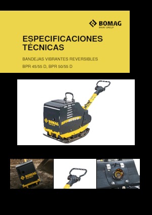 Planchas vibratorias reversibles Bomag BPR 45/55 D