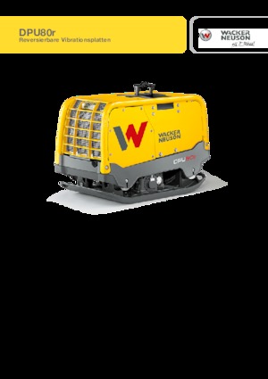 Planchas vibratorias reversibles Wacker Neuson DPU80r Lem 770