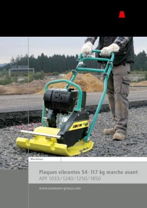 Planchas vibratorias de una dirección Ammann APF 1240