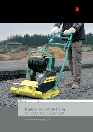 Planchas vibratorias de una dirección Ammann APF 1240