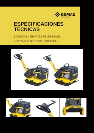 Planchas vibratorias reversibles Bomag BPR 35/60