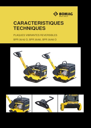 Planchas vibratorias reversibles Bomag BPR 35/60