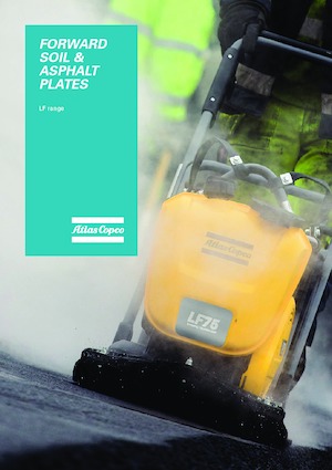 Planchas vibratorias de una dirección Atlas Copco LF 130