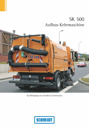 Camiones barredores - aspiración a la derecha Schmidt SK 500
