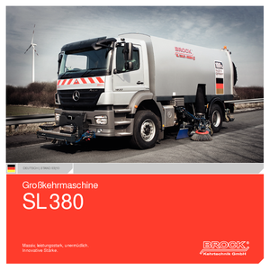 Camiones barredores - aspiración a la derecha BROCK SL 380 K