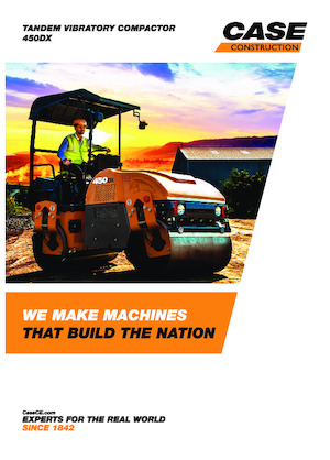 Rodillos vibrantes tándem Case 450DX