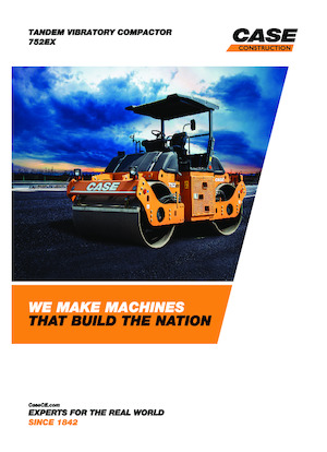 Rodillos vibrantes tándem Case 752EX