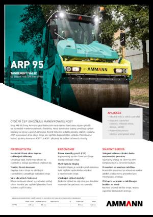 Rodillos vibrantes tándem Ammann ARP 95