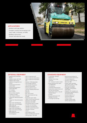 Rodillos vibrantes tándem Ammann ARP 95