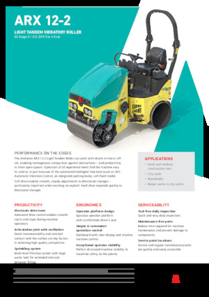 Rodillos vibrantes tándem Ammann ARX 12-2