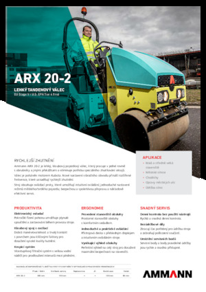 Rodillos vibrantes tándem Ammann ARX 20-2