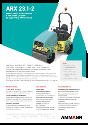 Rodillos vibrantes tándem Ammann ARX 23.1-2