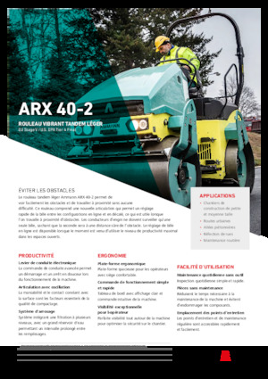 Rodillos vibrantes tándem Ammann ARX 40 -2