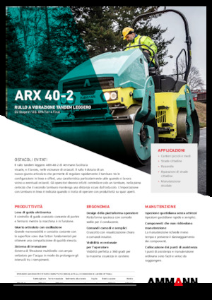 Rodillos vibrantes tándem Ammann ARX 40-2