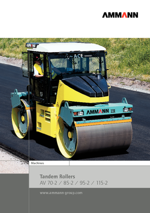 Rodillos vibrantes tándem Ammann AV 95-2