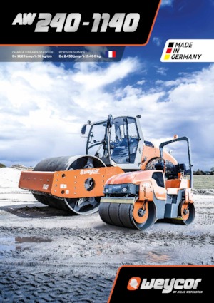 Rodillos vibrantes tándem weycor AW 240