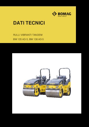 Rodillos vibrantes tándem Bomag BW 138 AD-5