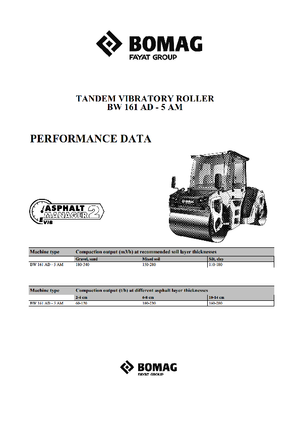 Rodillos vibrantes tándem Bomag BW 161 AD-5 AM