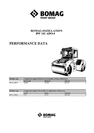 Rodillos vibrantes tándem Bomag BW 161 ADO-4