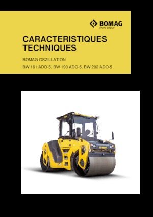 Rodillos vibrantes tándem Bomag BW 202 ADO-5