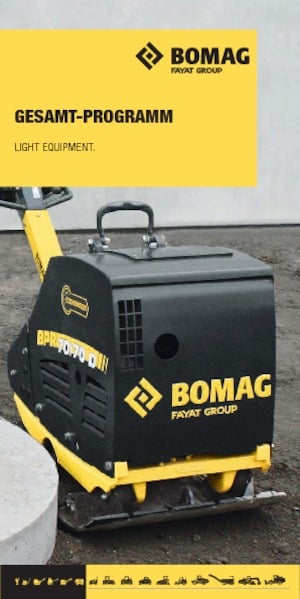 Rodillos vibrantes tándem Bomag BW 55 E