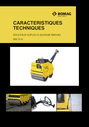 Rodillos vibrantes tándem Bomag BW 65 H