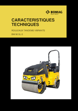 Rodillos vibrantes tándem Bomag BW 90 SL-5