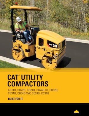 Rodillos vibrantes tándem Caterpillar CB24B