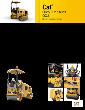 Rodillos vibrantes tándem Caterpillar CB2.5