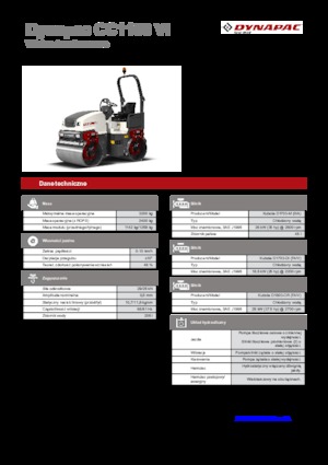 Rodillos vibrantes tándem Dynapac CC 1100 VI