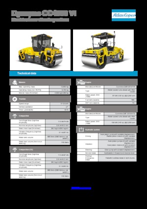Rodillos vibrantes tándem Dynapac CC 4000 VI