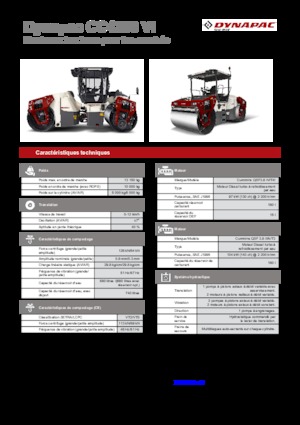 Rodillos vibrantes tándem Dynapac CC 4200 VI