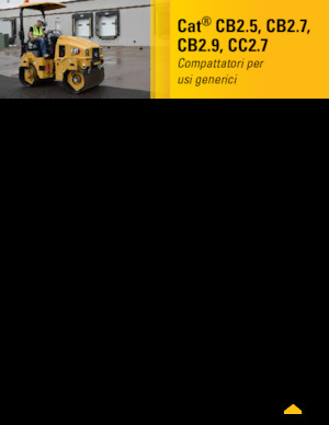 Rodillos vibrantes tándem Caterpillar CC2.7