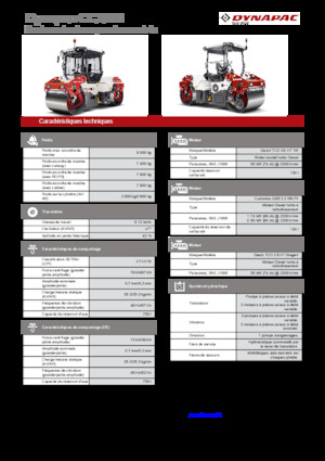 Rodillos vibrantes tándem Dynapac CC2200