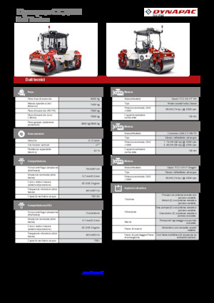 Rodillos vibrantes tándem Dynapac CC2200