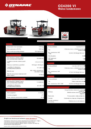 Rodillos vibrantes tándem Dynapac CC4200 VI