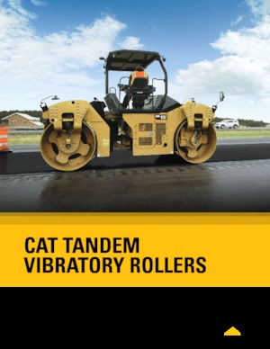 Rodillos vibrantes tándem Caterpillar CD44B