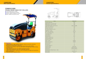 Rodillos vibrantes tándem Lonking CDM5033DD