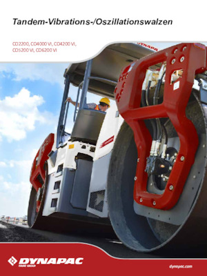 Rodillos vibrantes tándem Dynapac CO 6200 VI