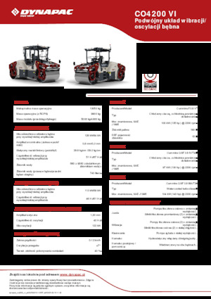 Rodillos vibrantes tándem Dynapac CO4200 VI