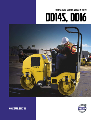 Rodillos vibrantes tándem Volvo DD16