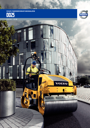 Rodillos vibrantes tándem Volvo DD25