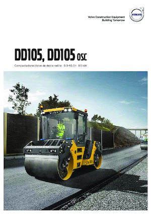 Rodillos vibrantes tándem Volvo DD105 
