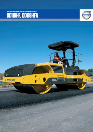 Rodillos vibrantes tándem Volvo DD118HF