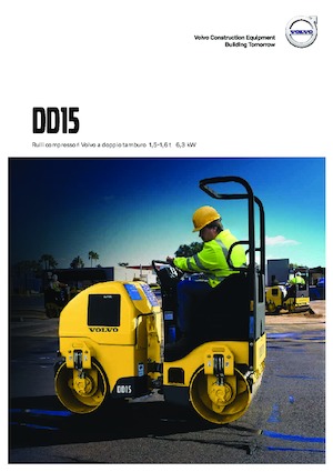 Rodillos vibrantes tándem Volvo DD15